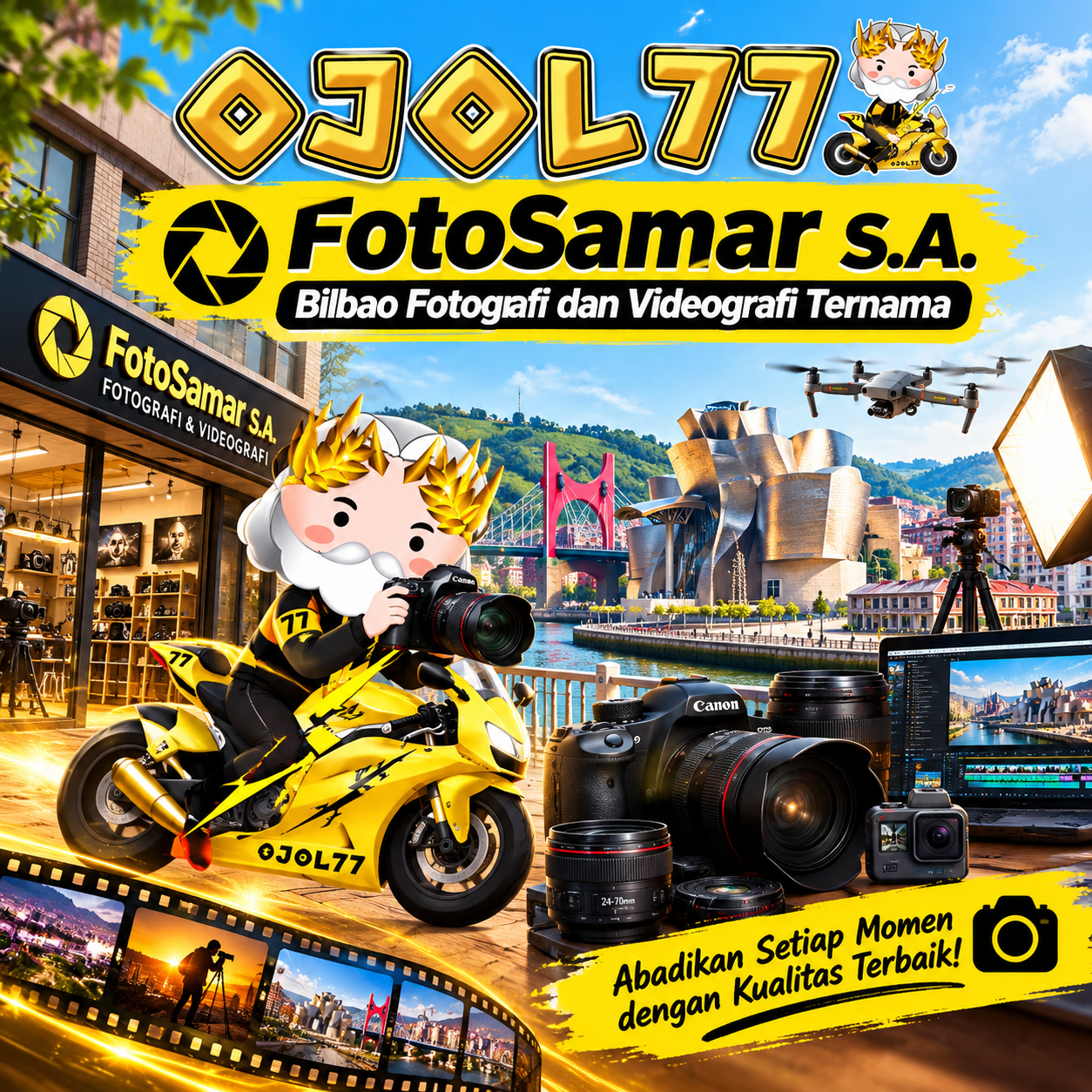 OJOL77 - Toko FotoSamar S.A. Bilbao Fotografi dan Videografi Ternama